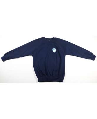 Crew Neck Sweatshirt with Emb Logo